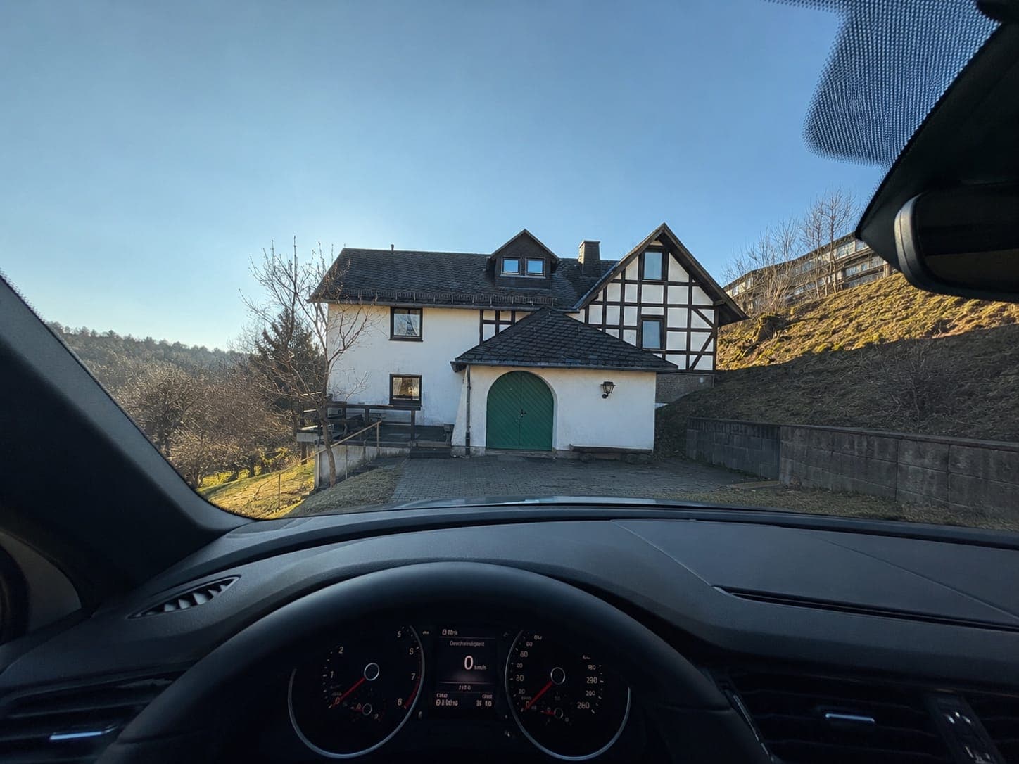 Ankunft an der Wiesenhütte